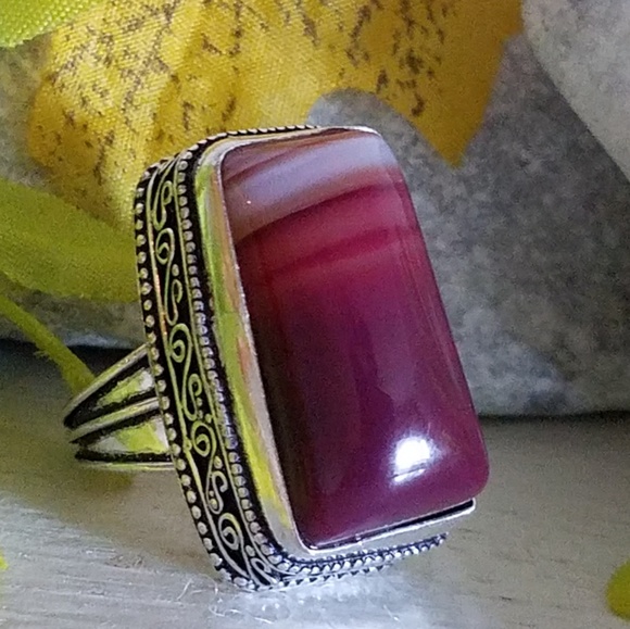 Jewelry - 🍷 BOTSWANA AGATE RING